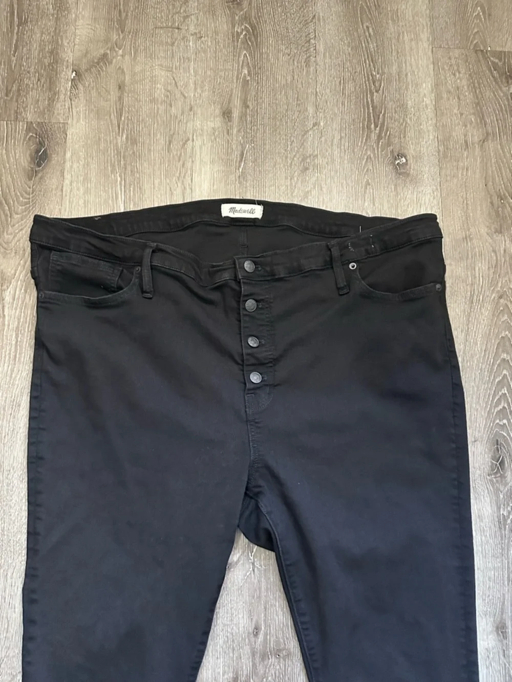Madewell plus Black Skinny Jeans size 37 - Picture 6 of 9